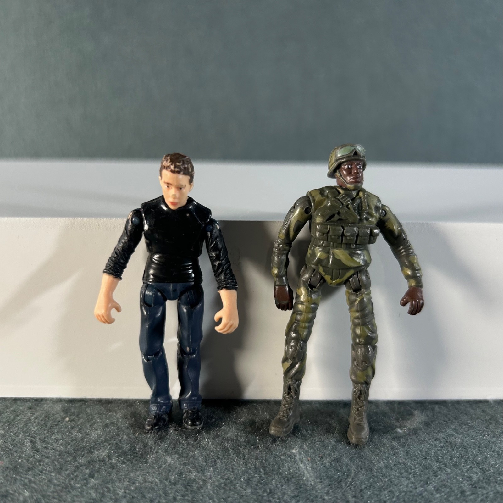 Transformers Sam Witwicky & Tech Sergeant Epps 2.25 Inch Mini Figure Lot Hasbro