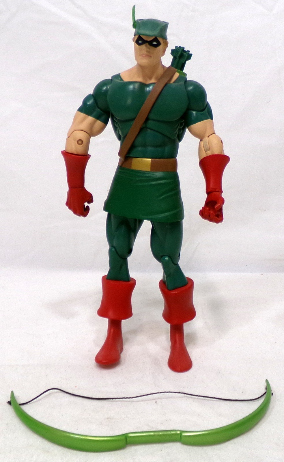 2008 DC Direct History Of The DC Universe Series 1 Green Arrow 7&Prime; Figure Loose