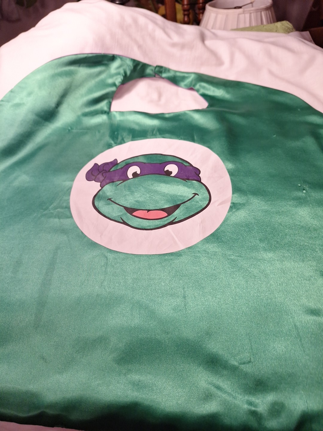 Halloween Costume Children&rsquo;s Ninja Turtle Green N PurpleCape