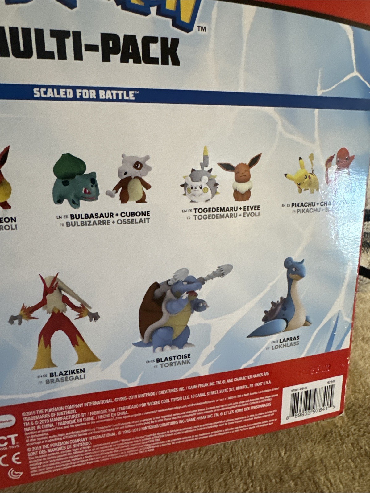 POKEMON MULTI PACK BATTLE READY RETAIL SPECIAL CHARIZARD/ PSYDUCK/ PIKACHU 2019