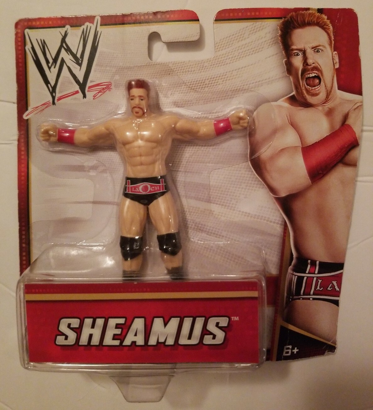 WWE Superstar Figure SHEAMUS New on Worn Package (Mattel, 2012) NIP