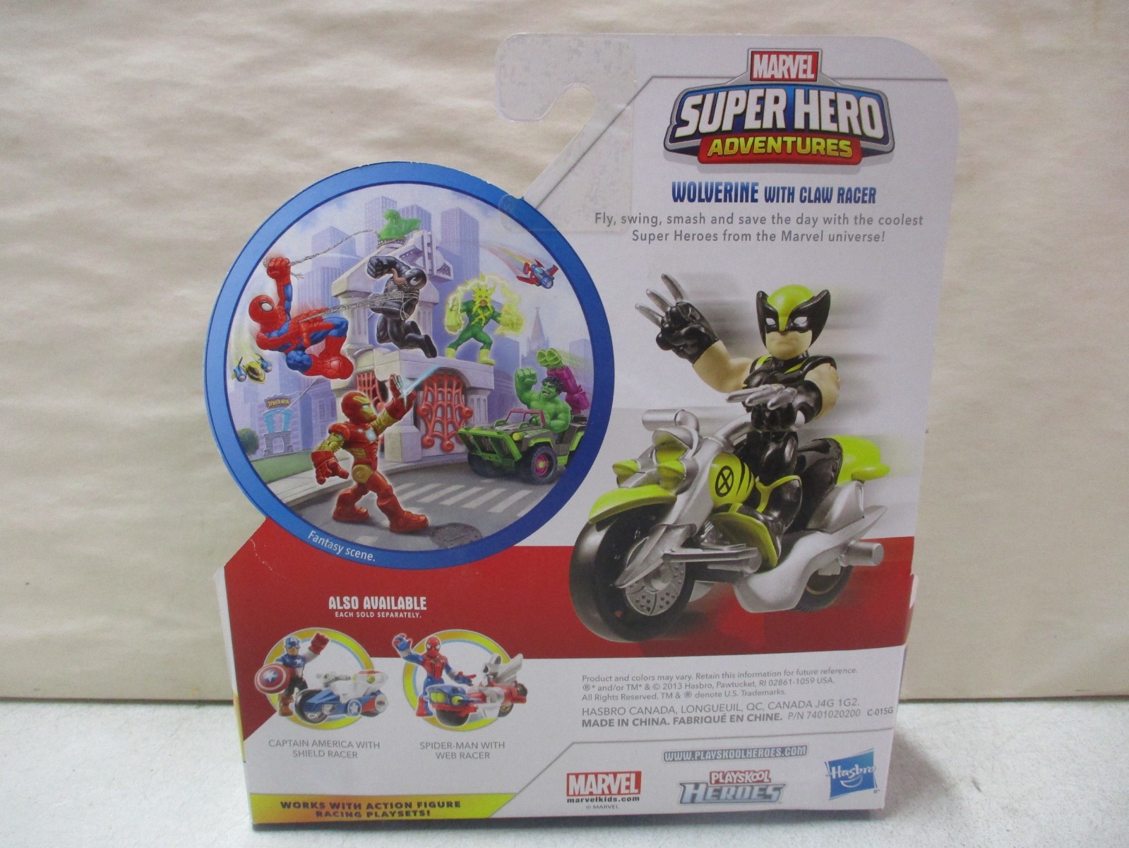 2013 Playskool Heroes Marvel Super Heroes Adventures Wolverine