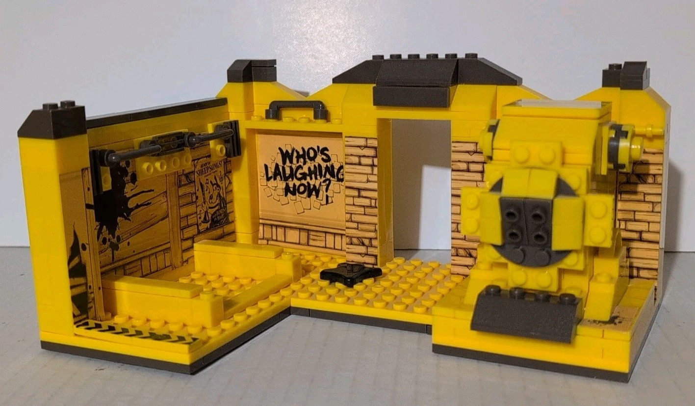 Basic Fun Bendy and The Ink Machine Room Buildable Scene Set 16721 – Incomplete
