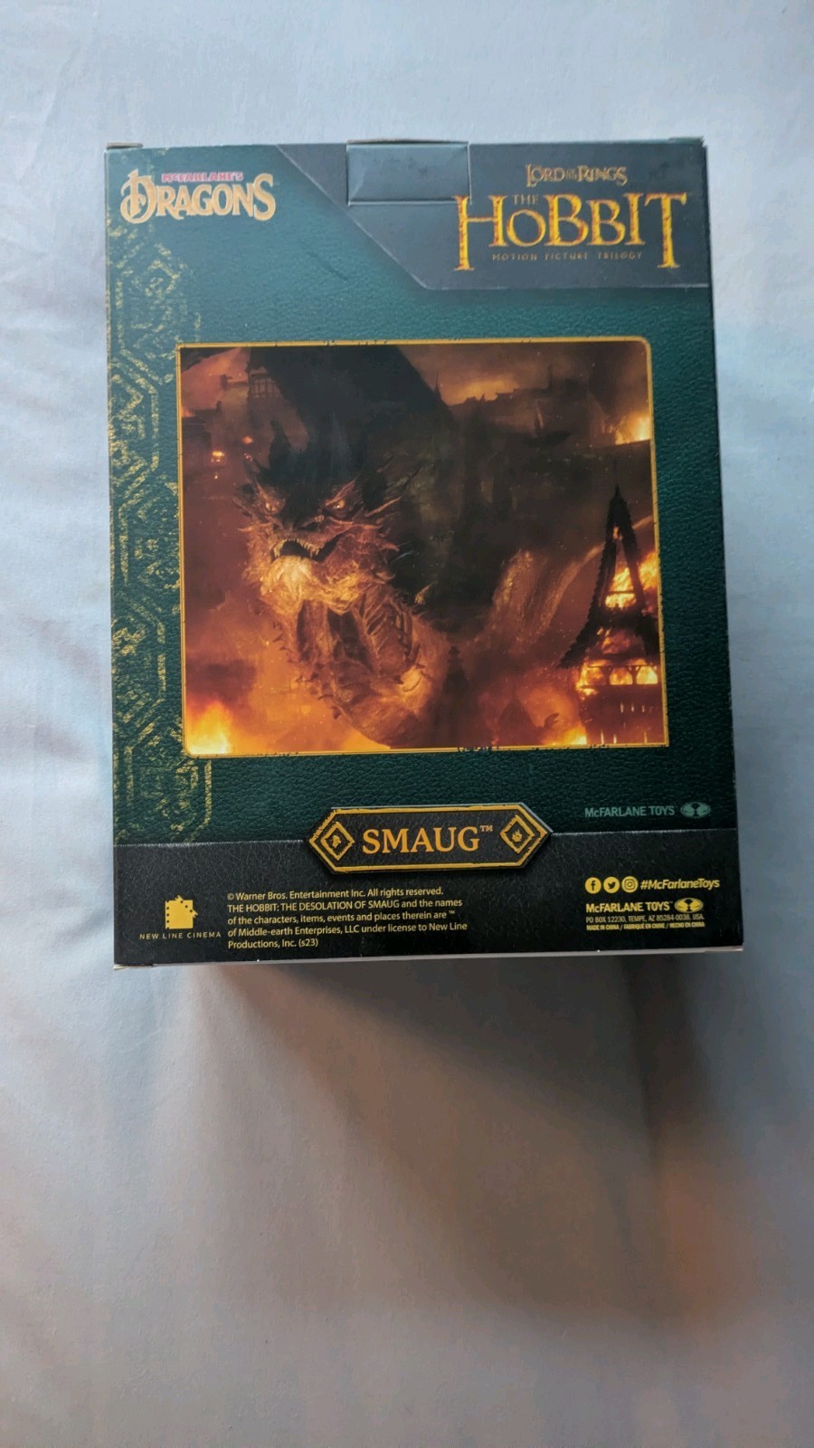 McFarlane Dragons Smaug Static Figure The Hobbit: Desolation Of Smaug PVC Statue