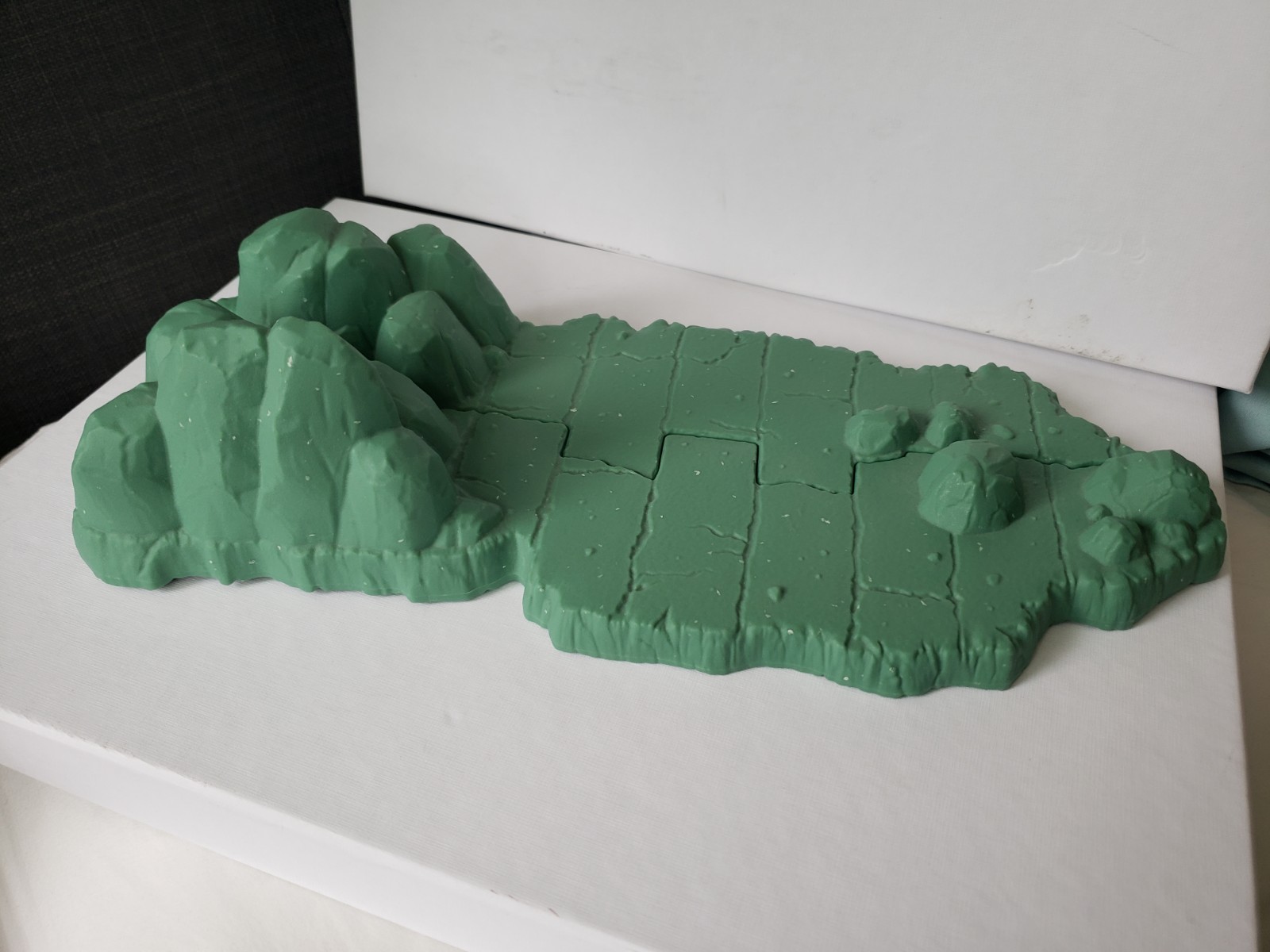 MOTU Origins Castle Grayskull Diorama Builder Rock Ground Figure Stand Display