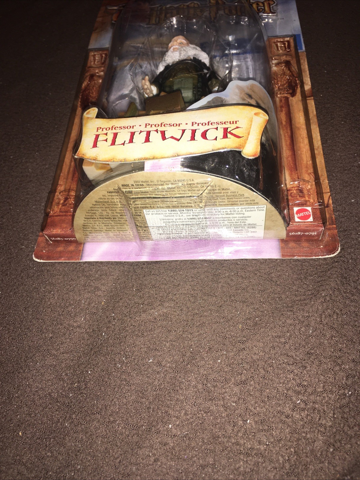 Professor Flitwick Harry Potter & the Chamber of Secrets Mattel 2002 Figure NEW