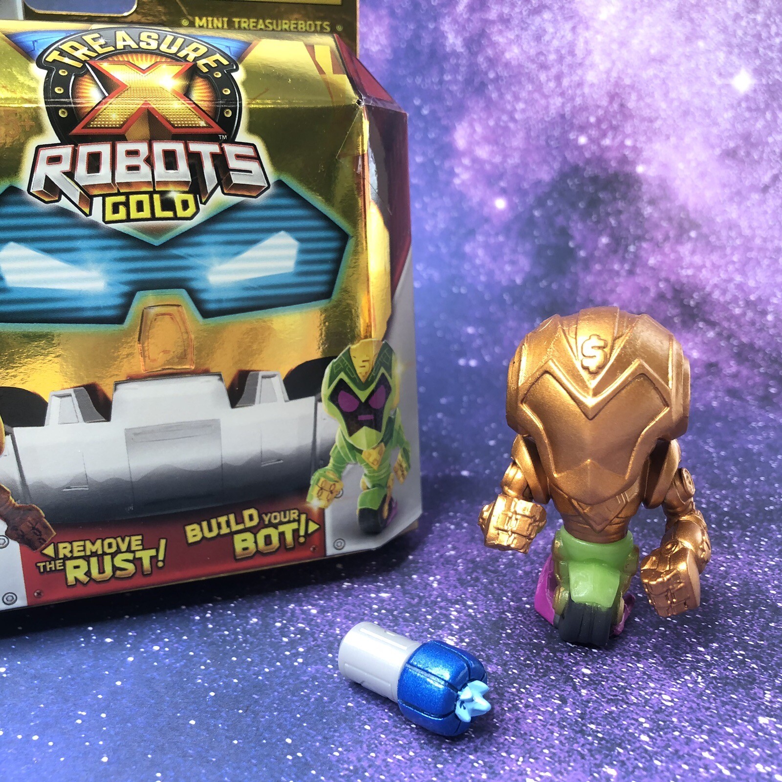 Treasure X Robots Gold Mini Bot- SKID BURN