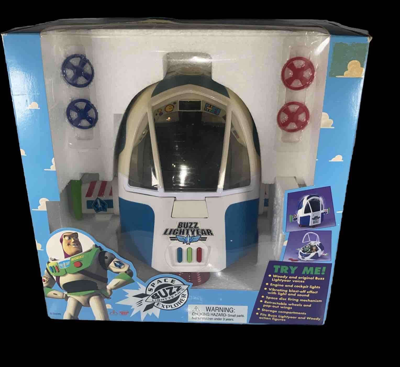 Disney Pixar Toy Story Buzz Lightyear Space Explorer Vehicle Thinkway Toys NIB
