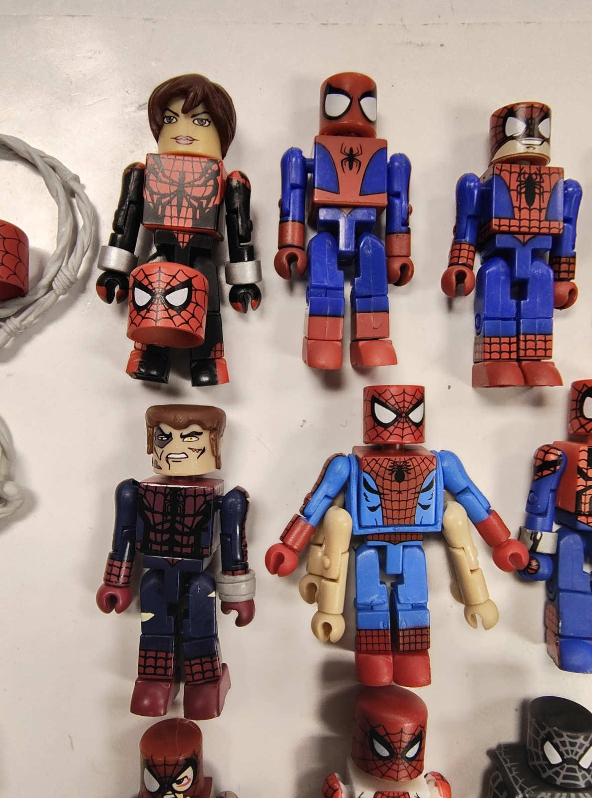 MINIMATES SPIDER-MAN MAY DAY PETER PARKER BLACK SUIT LOT 12 MARVEL SPIDERMAN HTF