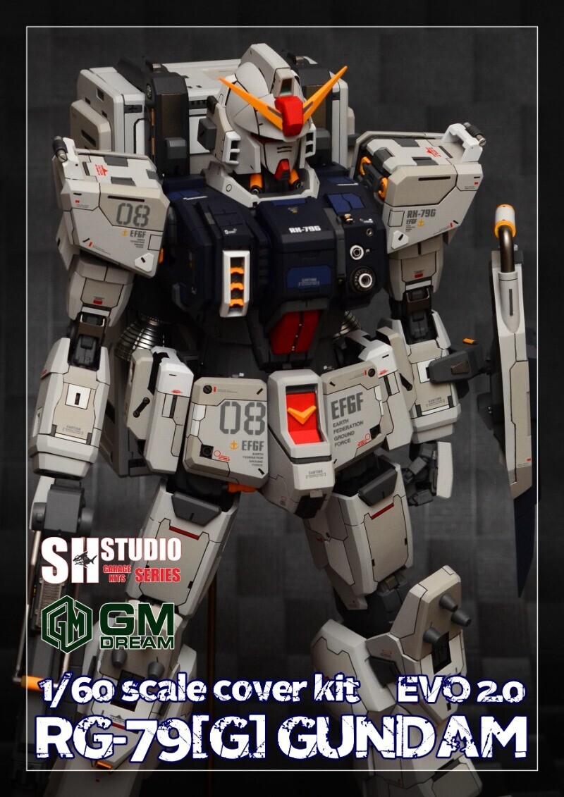 for PG 1/60 MS-08th Team Ground Gundam Resin Backpack Conversion Kit Detail Kit