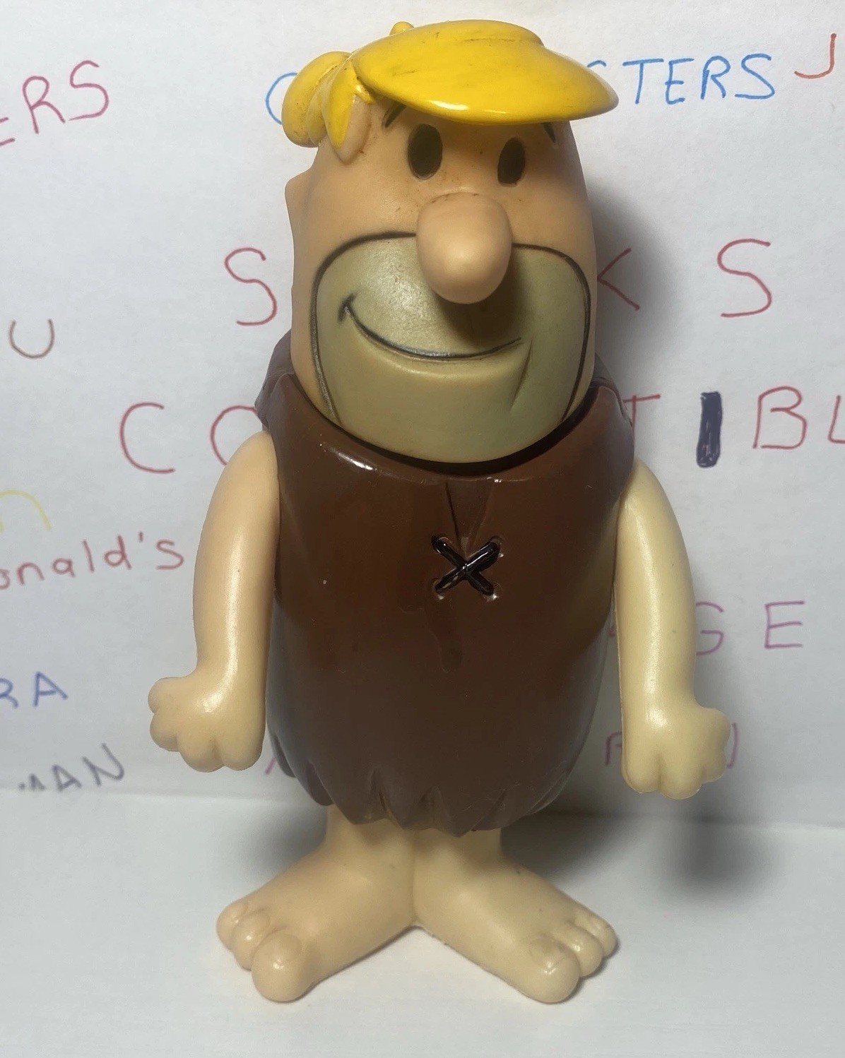 Barney Rubble 1980 Vintage Articulated 6” Figure Hanna-Barbera Flintstones G1