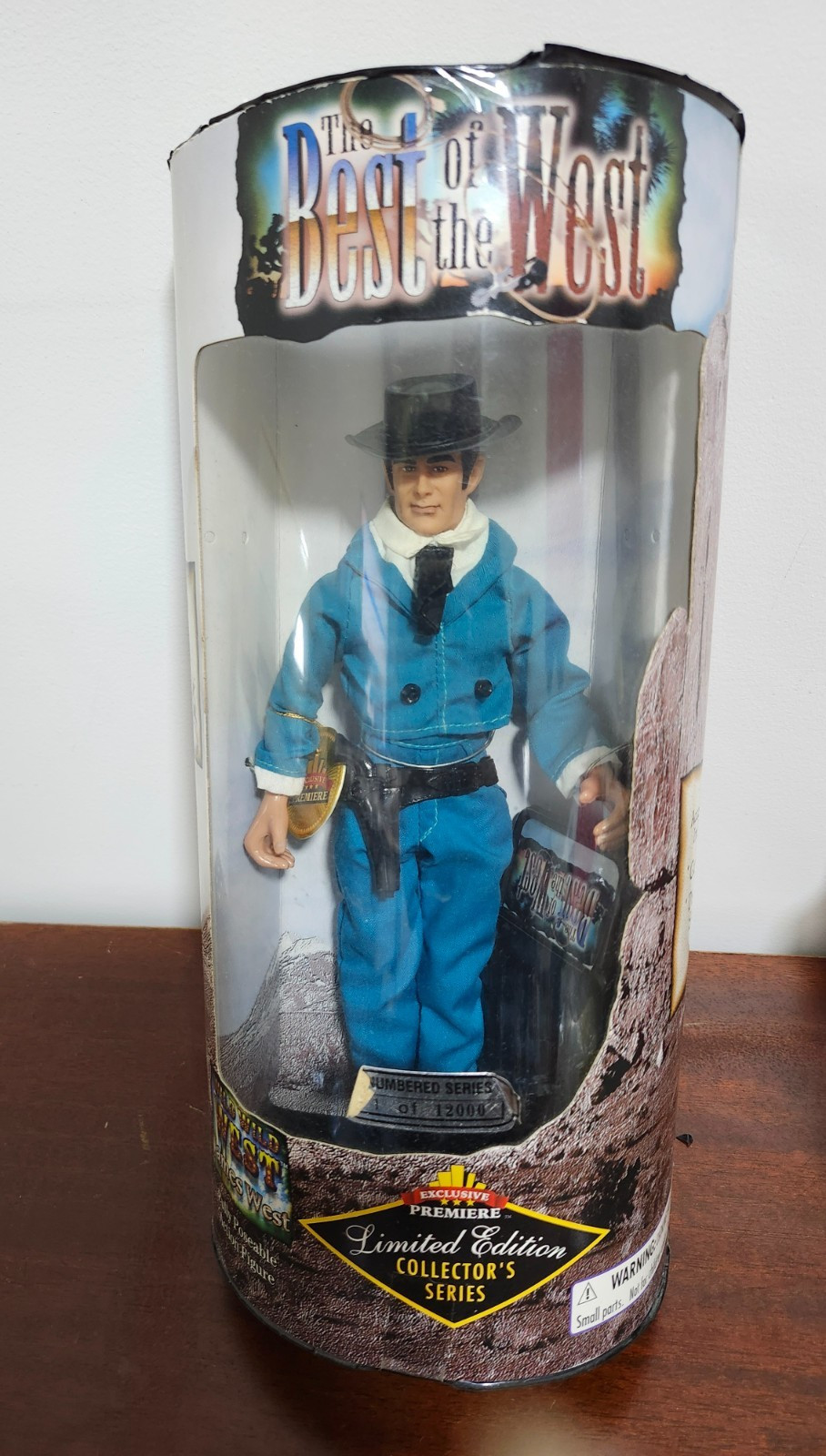 1997 Factory Sealed Limited Edition Robert Conrad in The Wild Wild West Doll