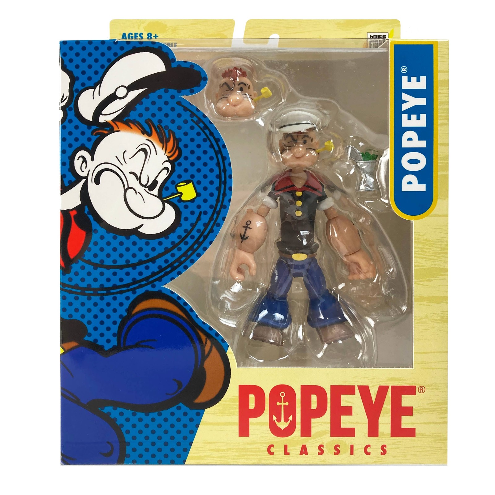 Popeye the Sailor Man – Popeye Classics Action Figure: Boss Fight Studio Llc