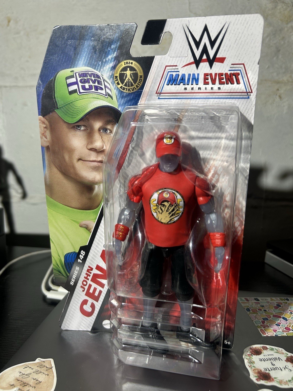 WWE Mattel Main Event Series 148 John Cena Translucent Chase – You Can’t See Him