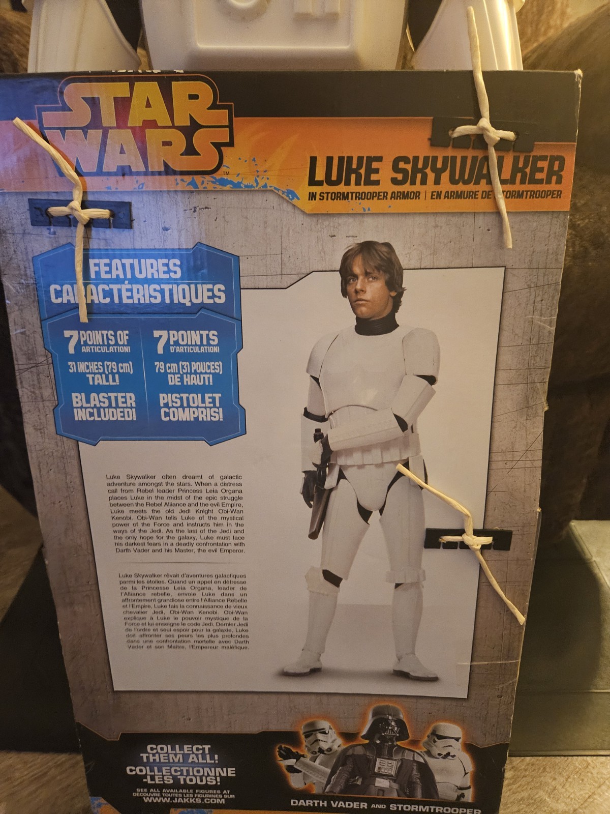 Star Wars Luke Skywalker Stormtrooper Disguise 31&Prime; Figure NIB