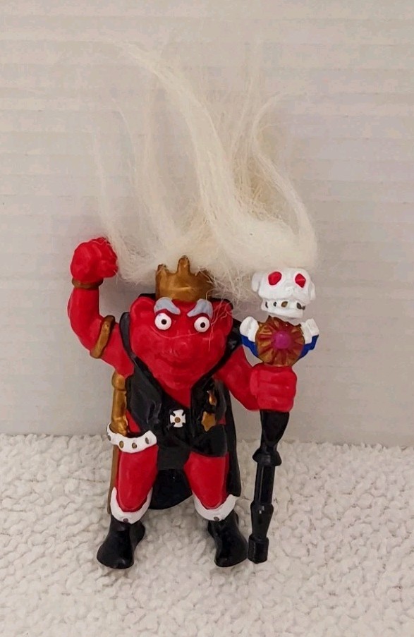 Vintage Applause Troll Warriors King Nolaf Action Figure Skull Head Collectibles