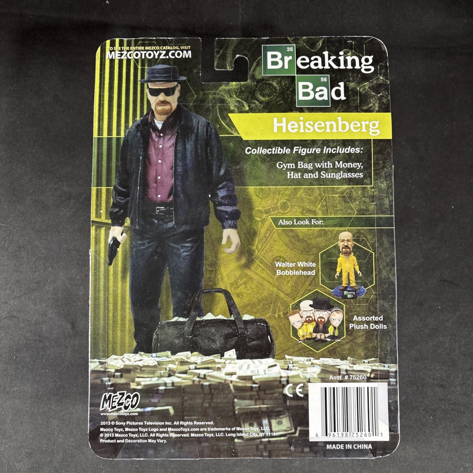 HEISENBERG GRAY JACKET VARIANT BREAKING BAD MEZCO ACTION FIGURE NEW