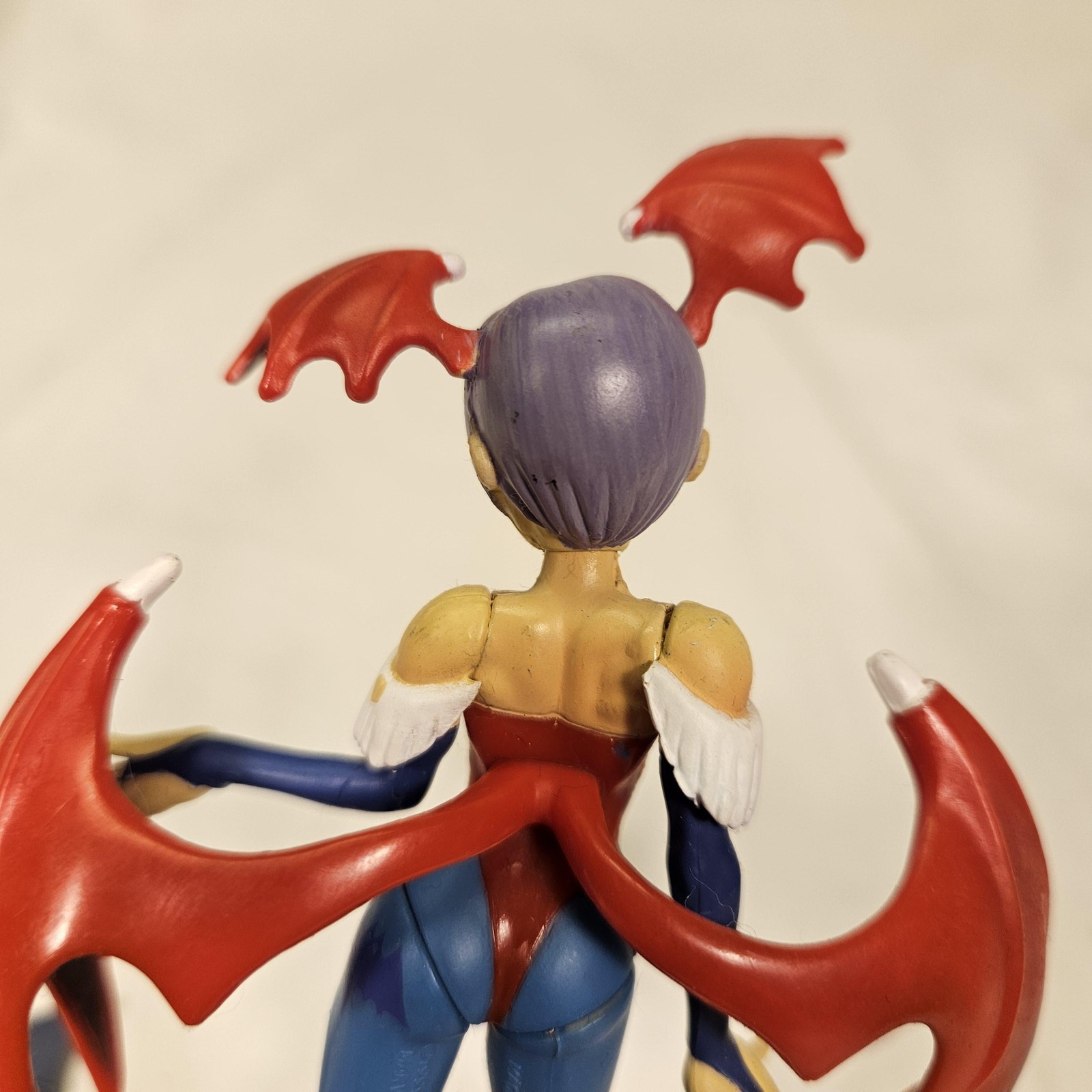 Darkstalkers Lilith Action Figure Capcom with Bat Accessories Wings Anime Toy