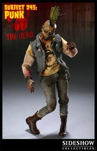 Sideshow 1/6 The Dead Punk Rocker Subject 245 Exclusive Figure! LE245! New Mib