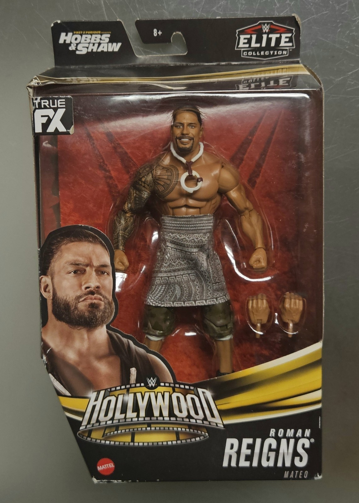 Roman Reigns as Mateo Mattel WWE Hollywood Series Walmart Canada Exclusive Rare!
