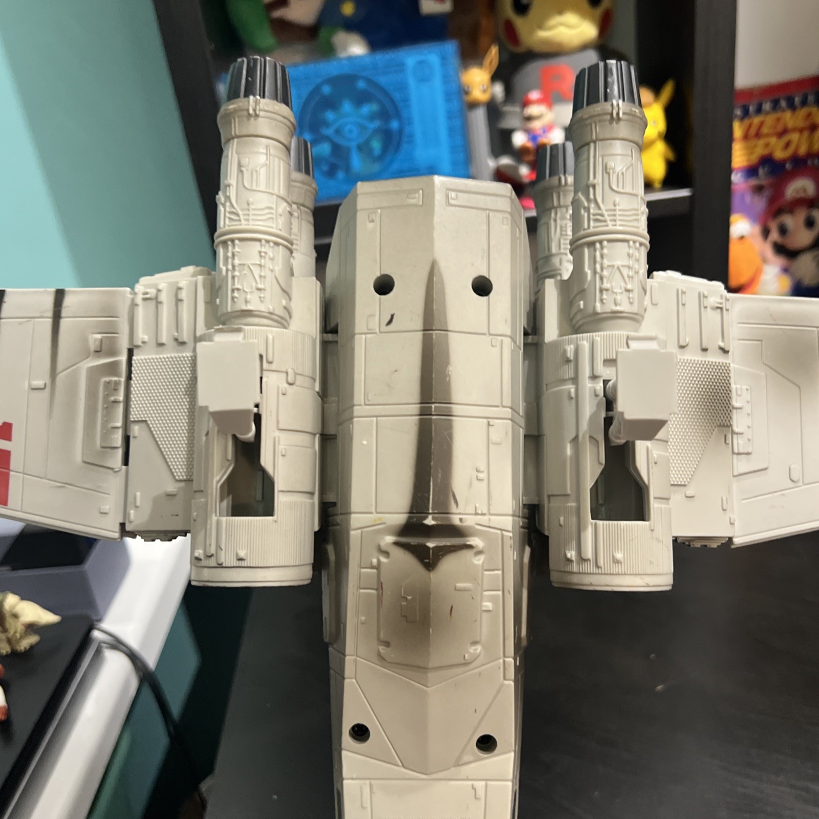Vintage Star Wars X-Wing Fighter 2002 Incomplete – Collectible Toy Ship Luke