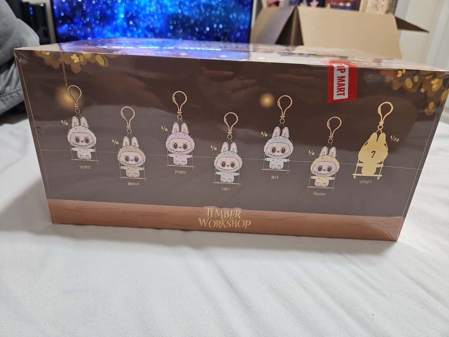 Pop Mart Timber Workshop Seties-Playing On The Swing Plush Pendant Blind Box Set