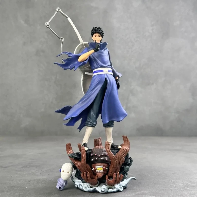 Naruto Uchiha Obito Double Headed PVC Action Figure Collectible Model Statue Toy