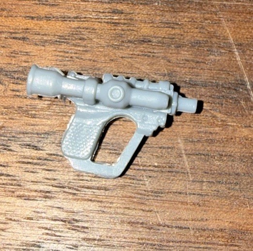 1983 Vintage Star Wars Biker Scout Gray Blaster Gun Weapon Original (No Repro)