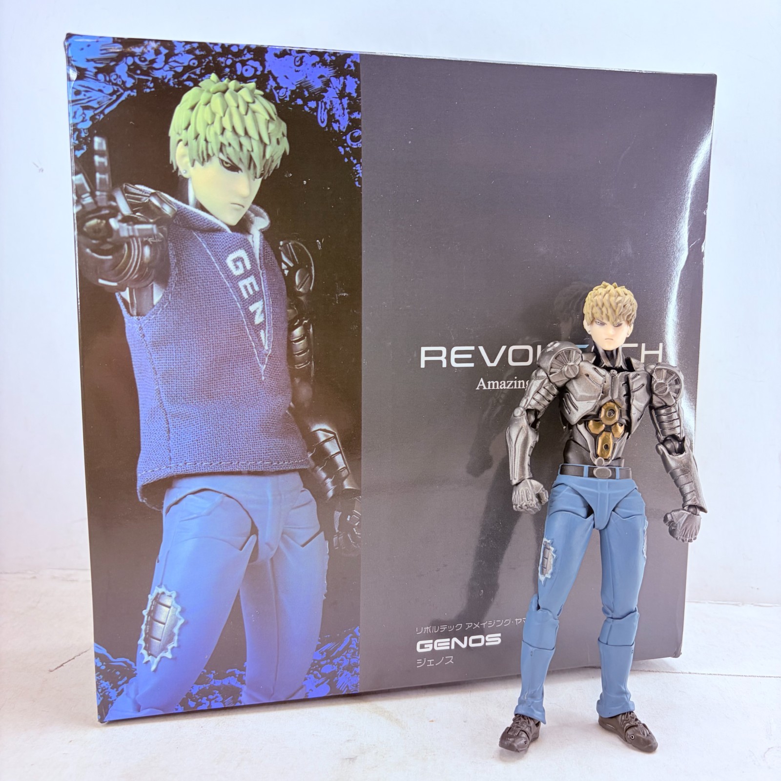 Anime One Punch Man Genos 6-inch Action Figure Revoltech Amazing Yamaguchi Toy