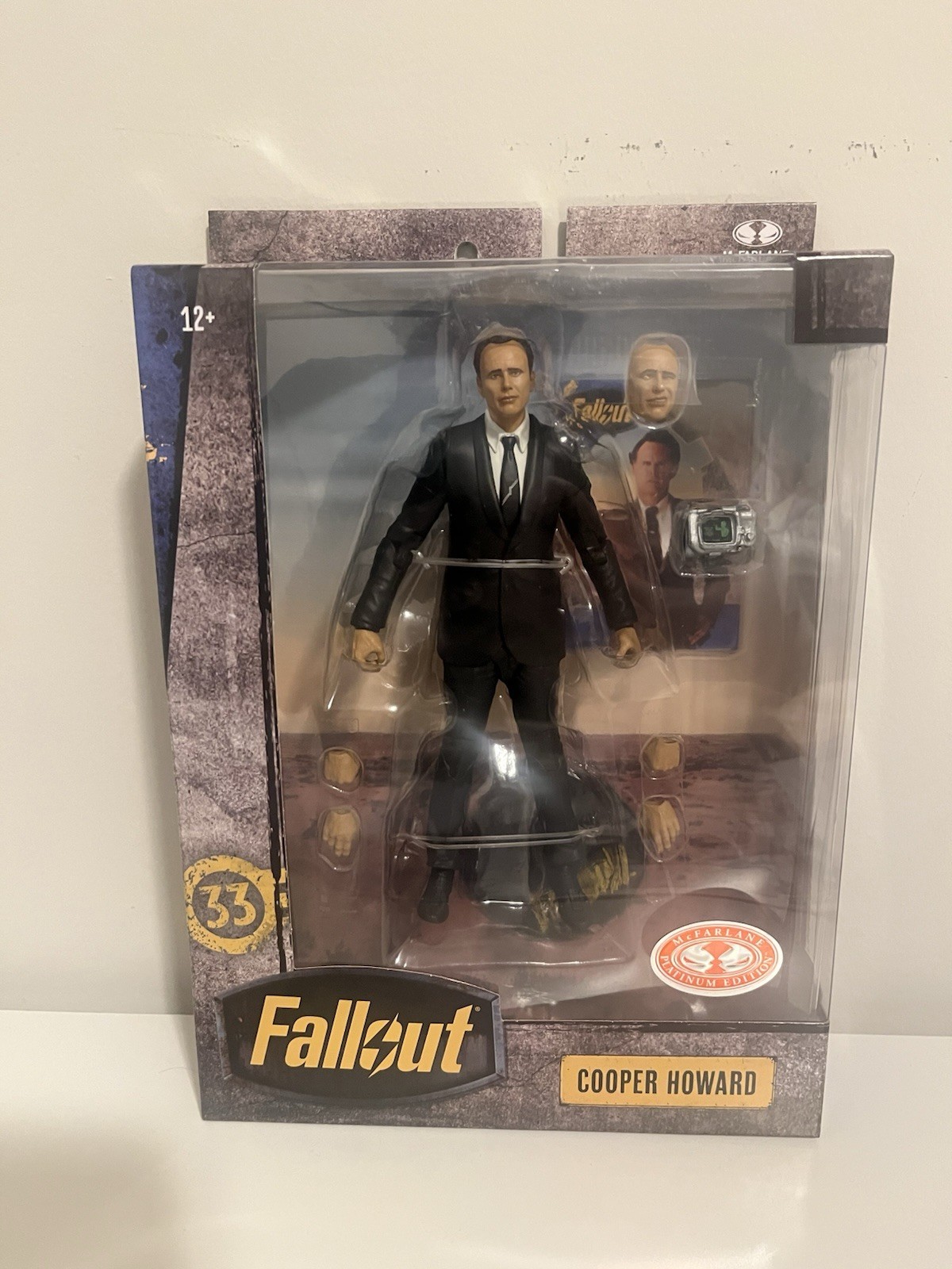 Fallout COOPER HOWARD Season 2 McFarlane Toys Platinum Red 7&Prime; Figure