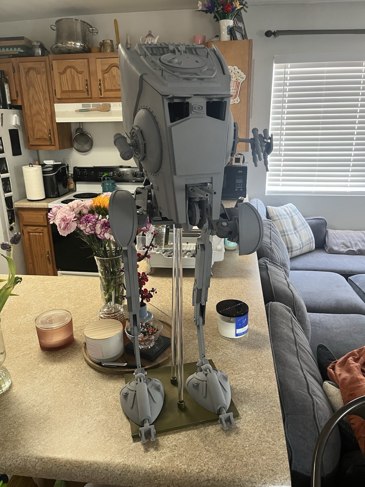 MADE TO ORDER Custom Built 1/12 Scale Star Wars AT-ST For Black Series