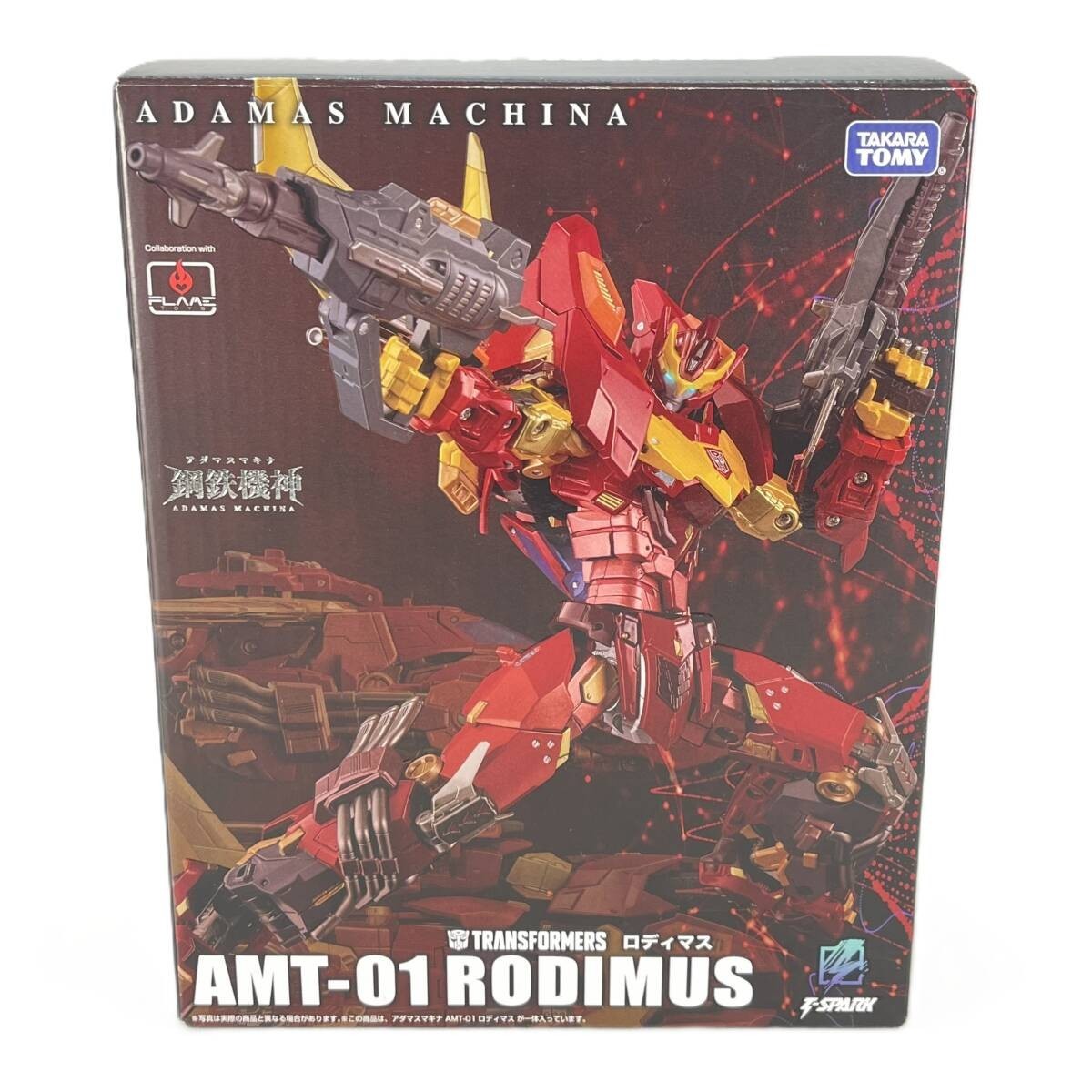TAKARA TOMY T-SPARK Adamas Machina AMT-01 Rodimus Transformers Figure Used JP