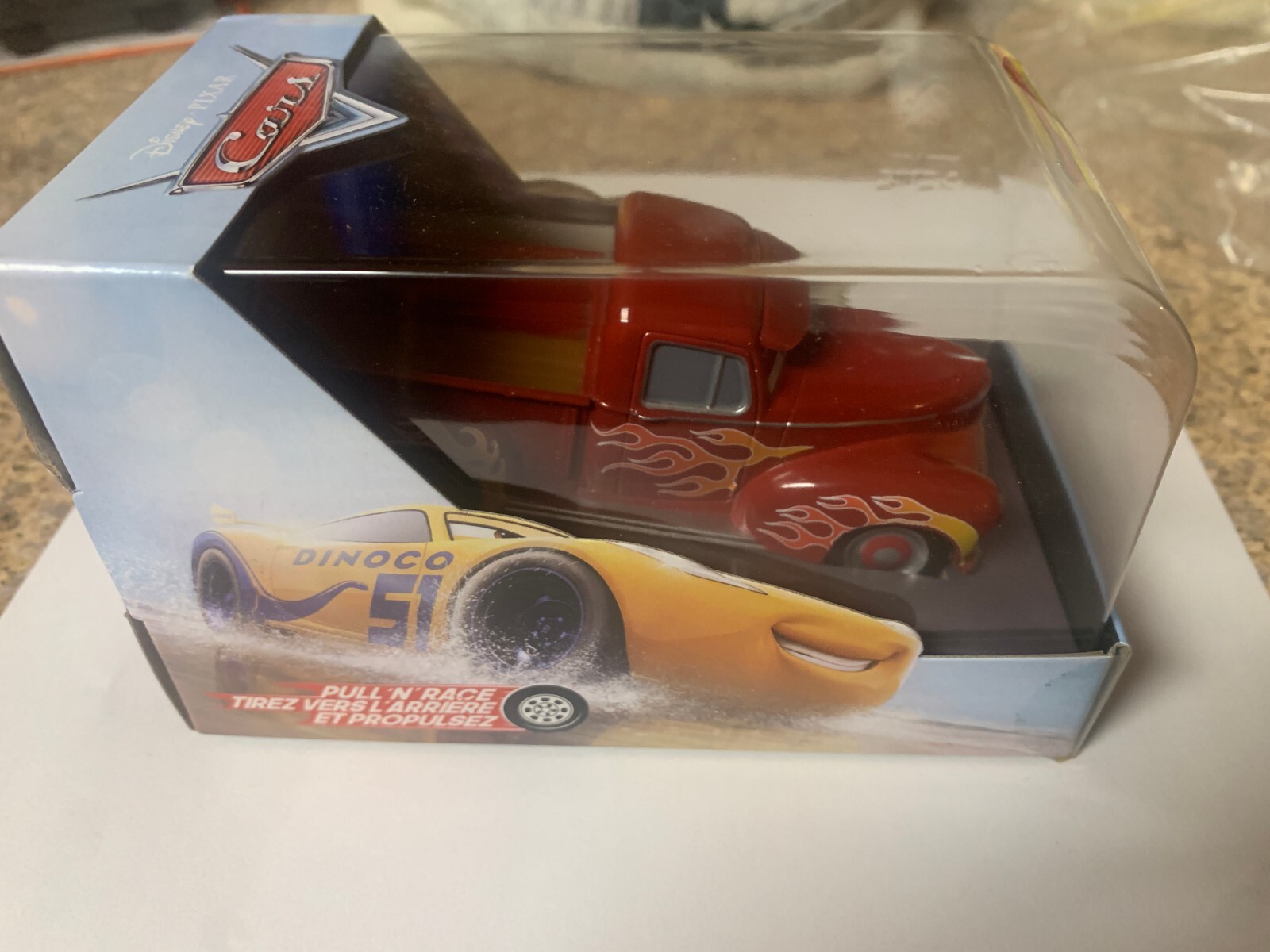 Disney Store SMOKEY Pull-N-Race! In an display case, 1:43 scale die-cast!