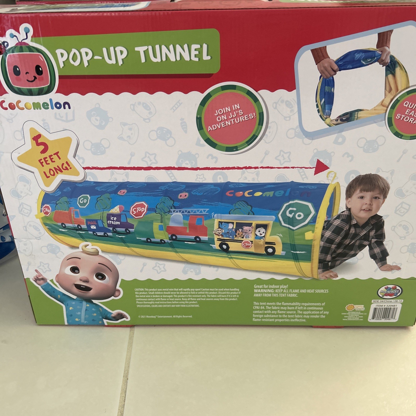 Cocomelon Pop-n-Play Tunnel