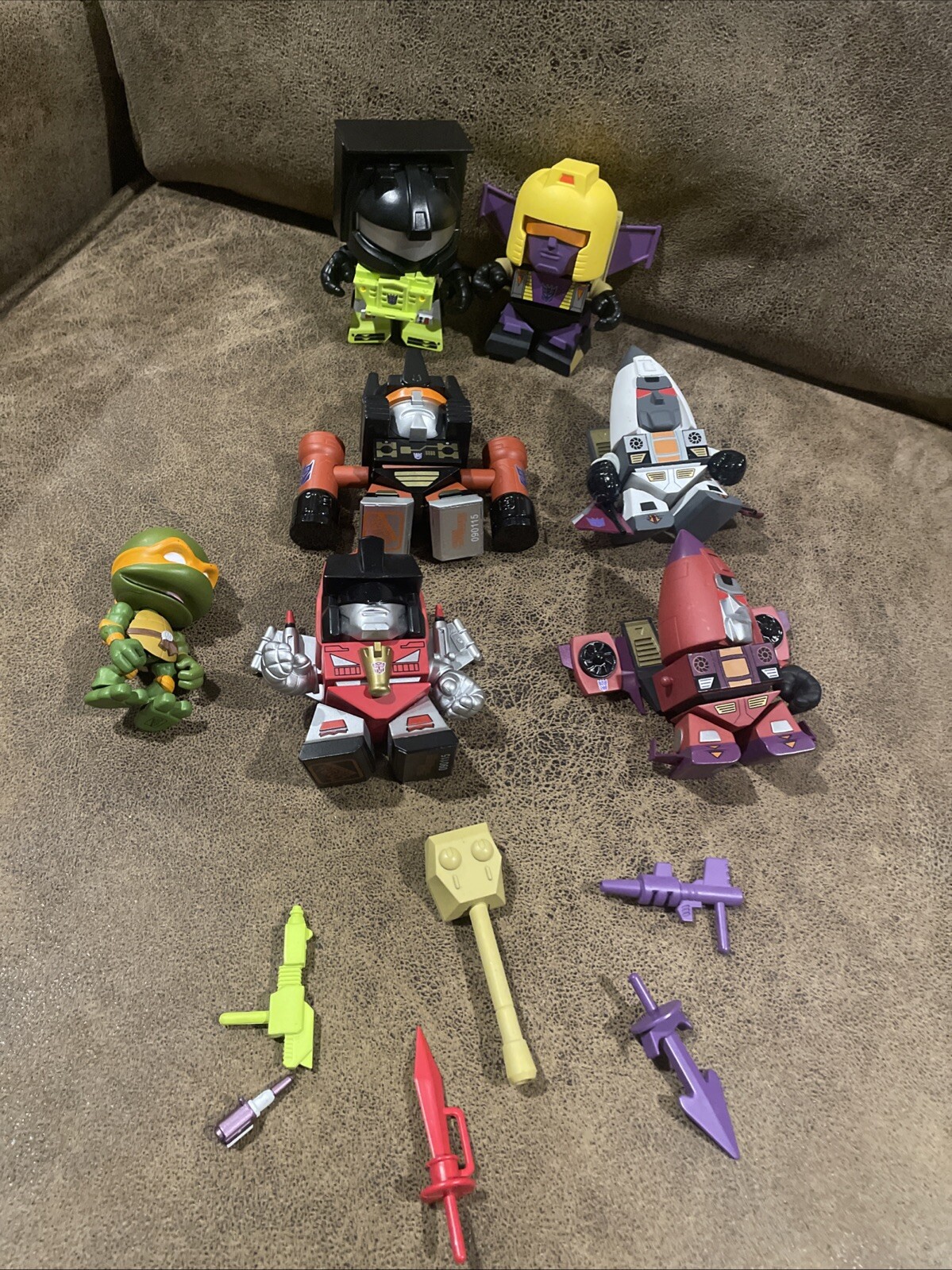 Transformers Loyal Subjects Lot of 6 And A Ninja Turtle
