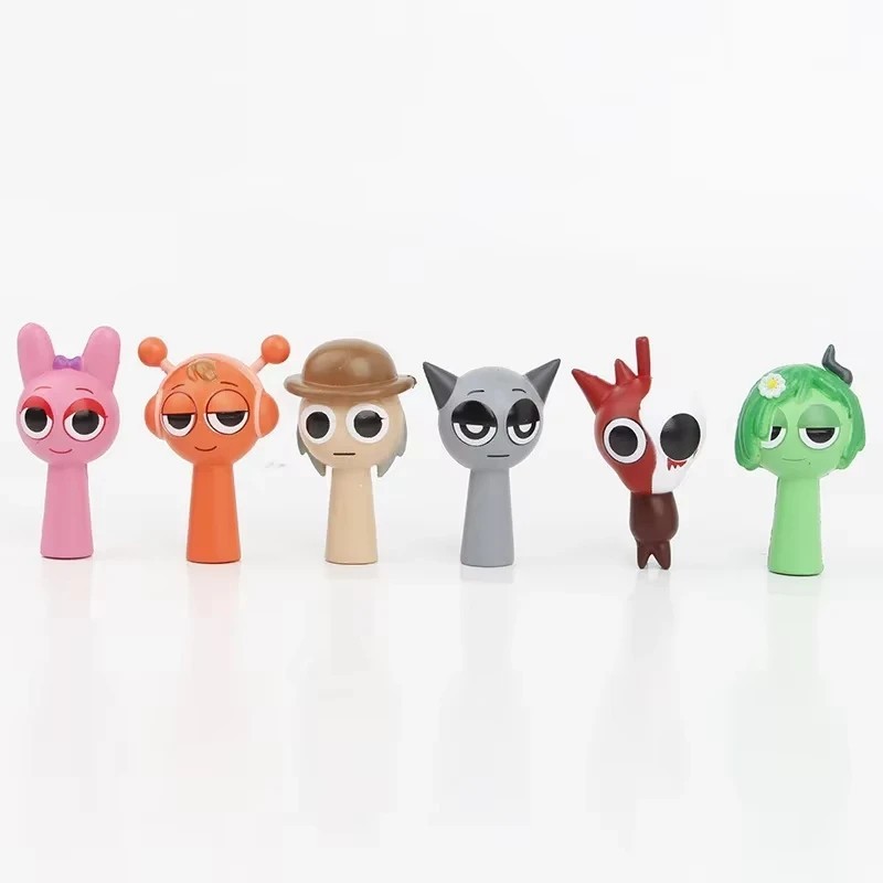 24pcs set Sprunki Model Toy Game Action Figures Toy Birthday Gift