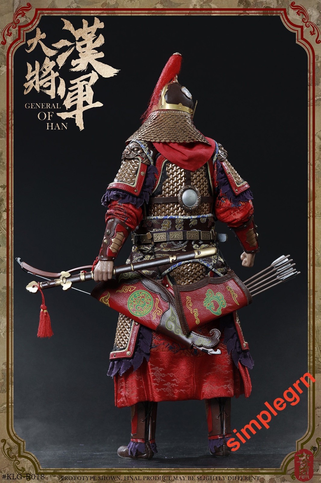 Konglingge 1/6 Scale Ming Dynasty Great Han General KLG-R018B Action Figure New