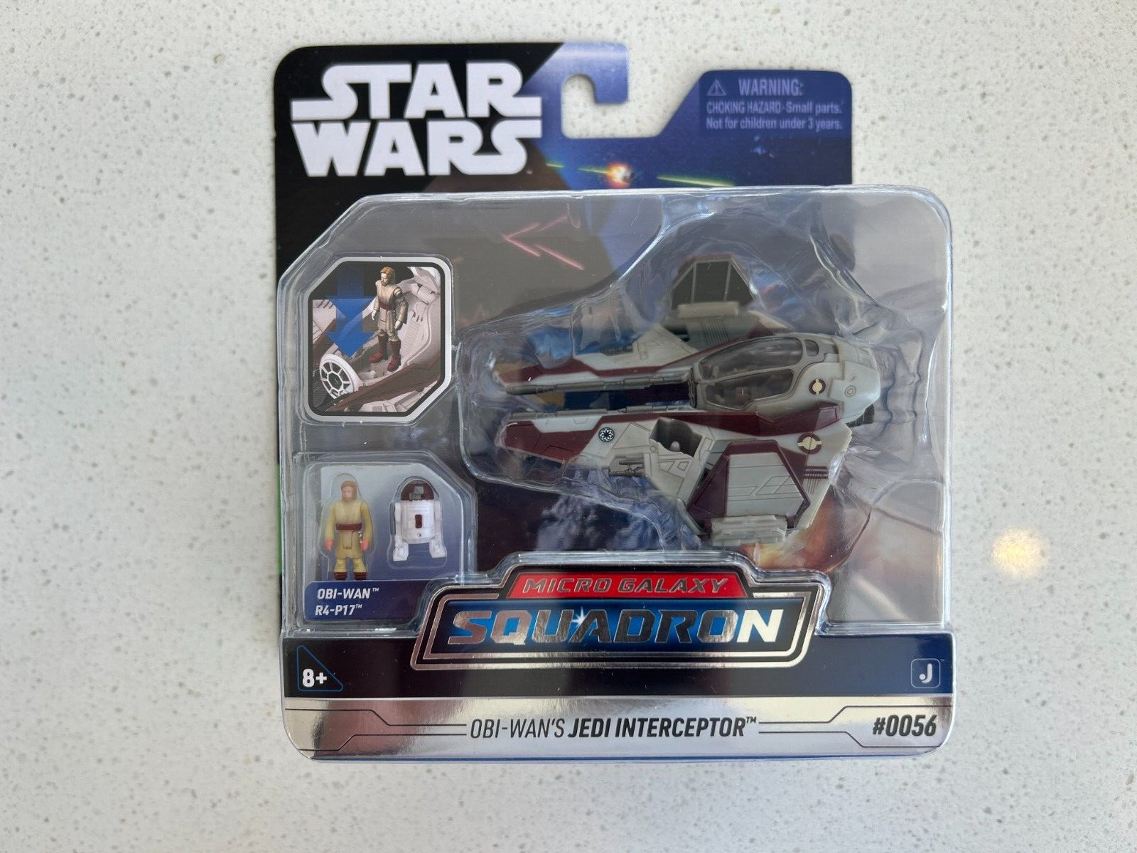 Star Wars Micro Galaxy Squadron Series 3 – Obi-WAN’s Jedi Interceptor #0056 NIB