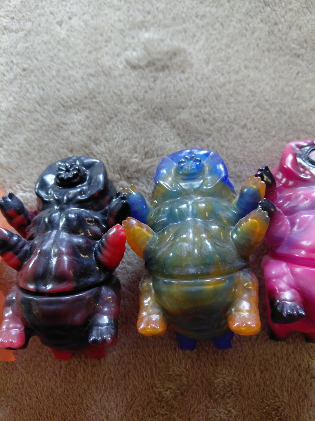 Tarbus The Tardigrade DoomCo Sofubi Soft Vinyl Art Toy Marbled GID MASSIVE Lot!