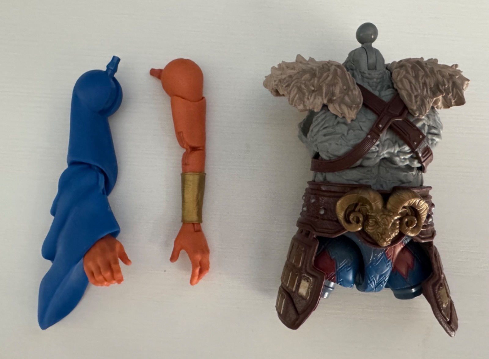 marvel legends the watcher arms and Korg torso BAF pieces parts what if Thor