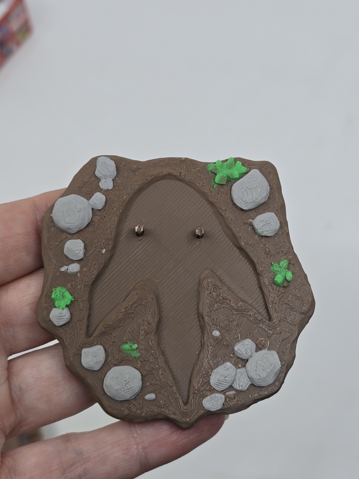 Custom Action Figure Stand Dinosaur Footprint for 3.75&Prime; Figures Jurassic World