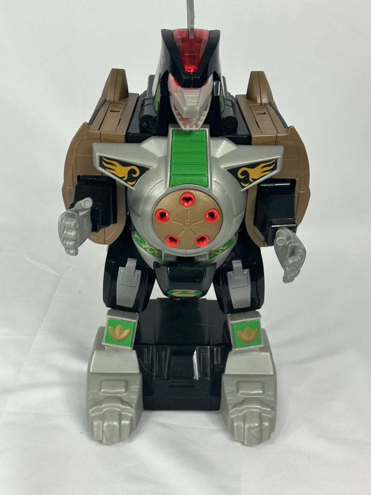 Imaginext Power Rangers Mighty Morphin Green Dragonzord Works NO REMOTE
