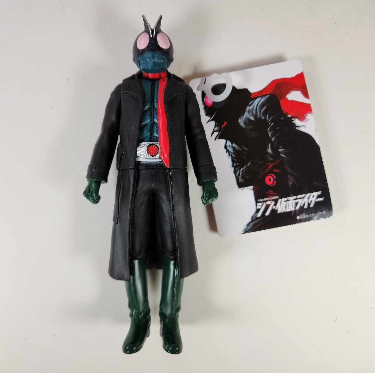 Bandai Shin Kamen Rider Coat Version Movie Monster Series 6.5&Prime; Vinyl Figure 2023