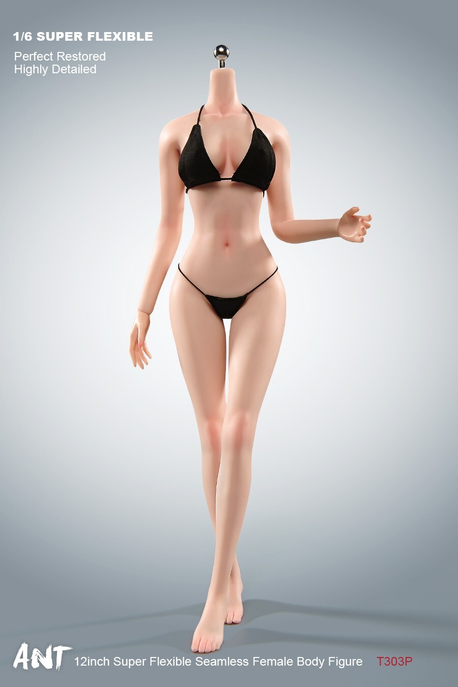 1/6 Normal Large Breast Super Flexible Makeup Seamless Body Figure With Detail