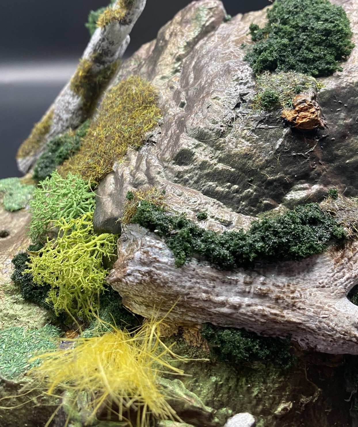Lava Light Up Action Figure Base Custom Designed 7&Prime;x 10&Prime; Diorama Tabletop Gaming