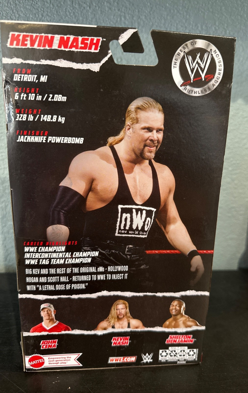 WWE Mattel Elite Ruthless Aggression Series 3 Kevin Nash Wrestling Action Figure