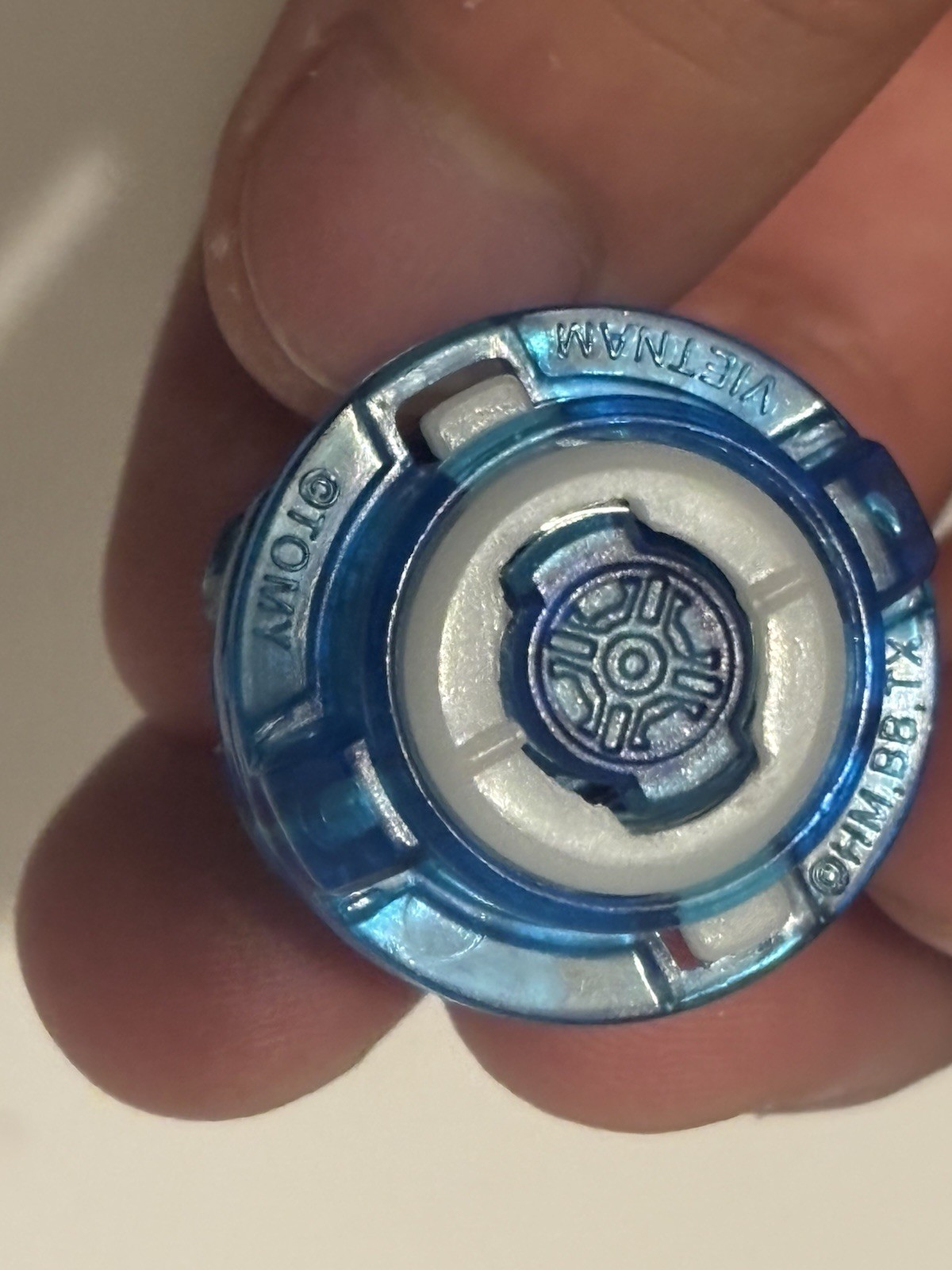 Ultimate Reboot Attack Driver Clear Blue Beyblade BURST Parts TAKARA TOMY