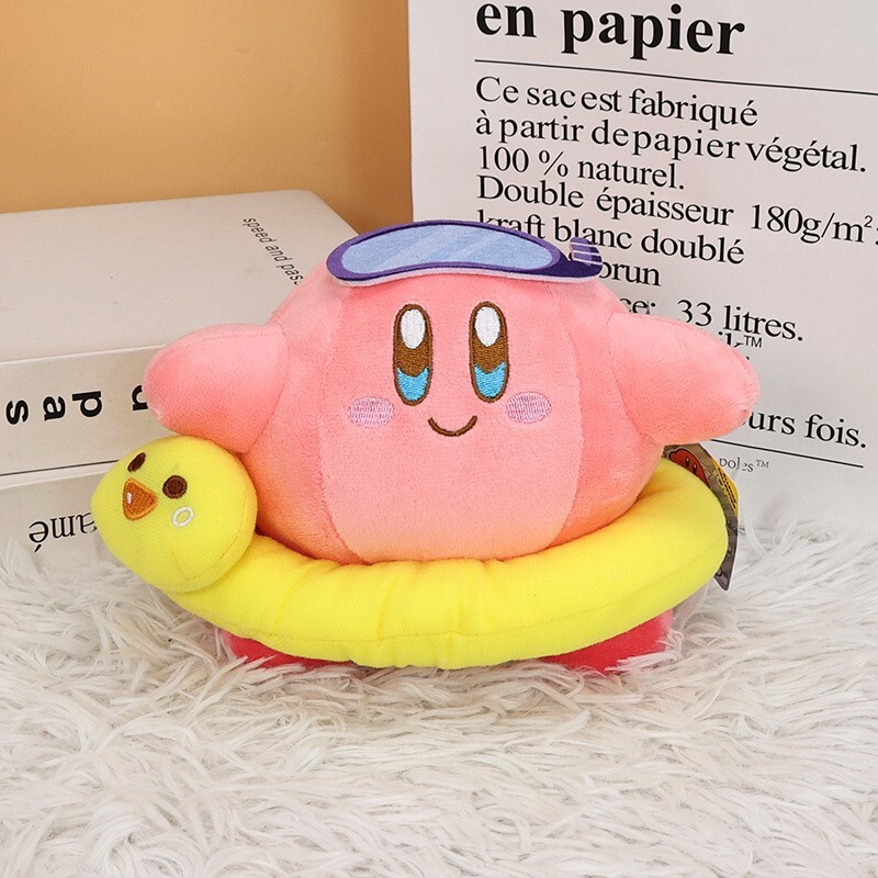 8&Prime; Swimming Kirby Plush – Soft Stuffed Toy for Kids | Birthday & Christmas Gift