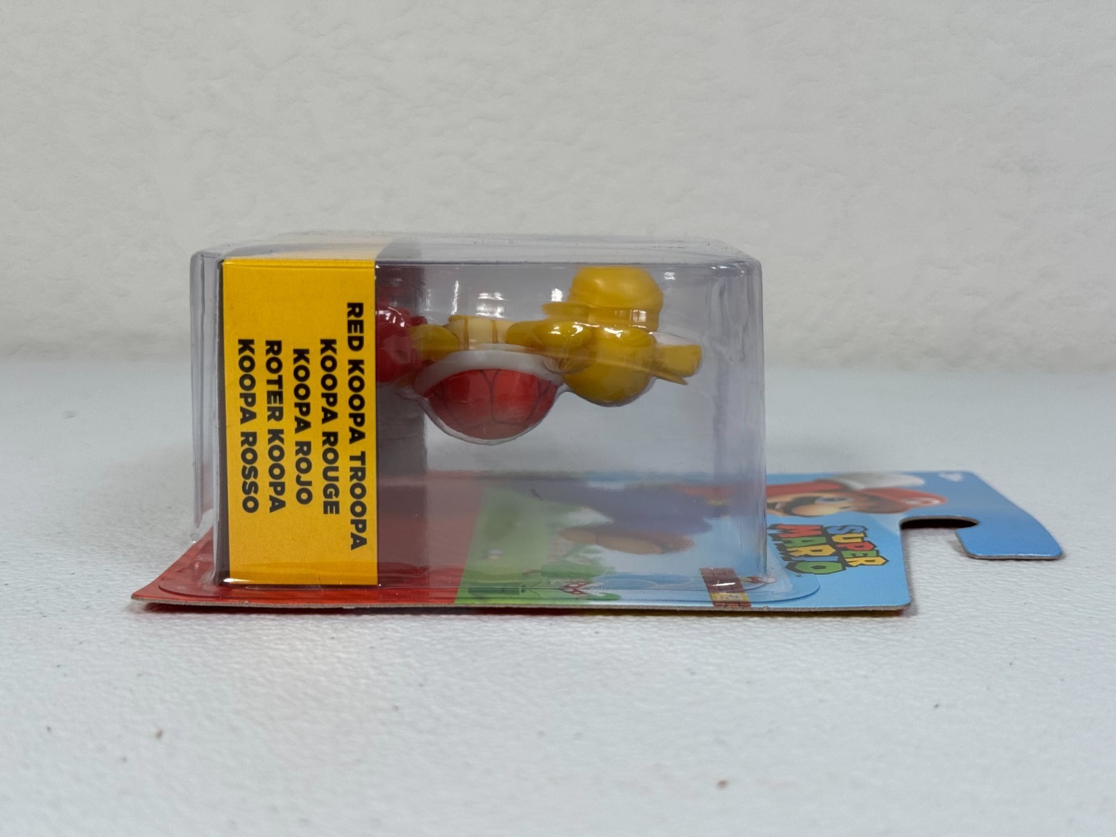 Super Mario Nintendo Red Koopa Troopa 2.5&Prime; fig Jakks Pacific Color Box Red Shell