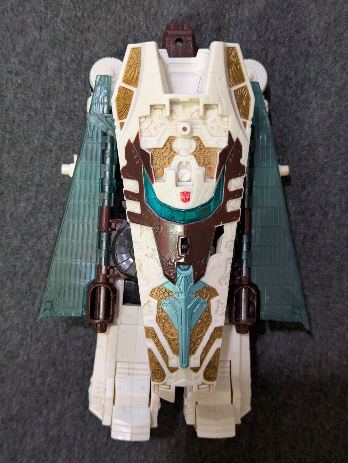 Hasbro Transformers CYBERTRON 2005 Voyager Class VECTOR PRIME Missing Parts Accs